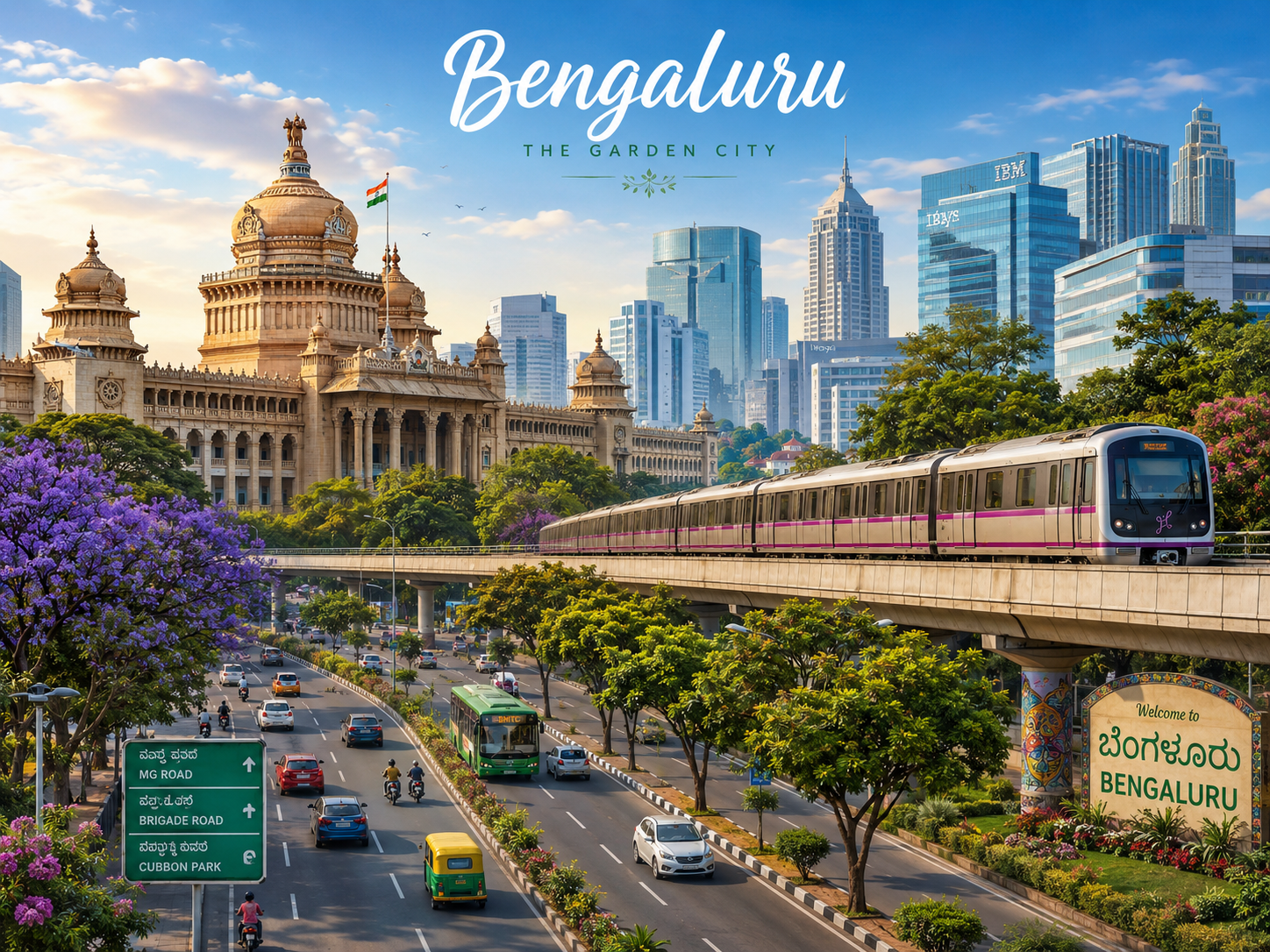 Bangalore cityscape